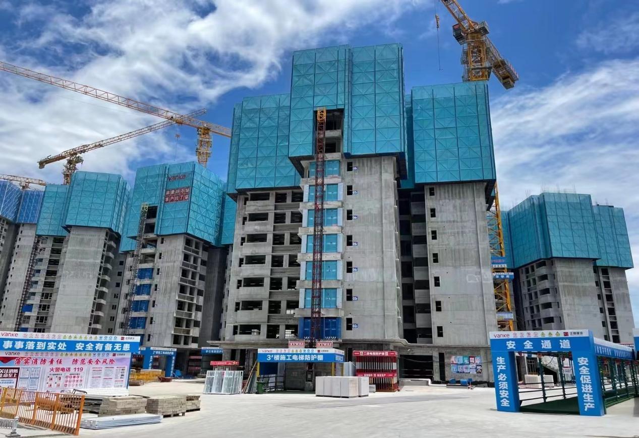 高层项目施工现场